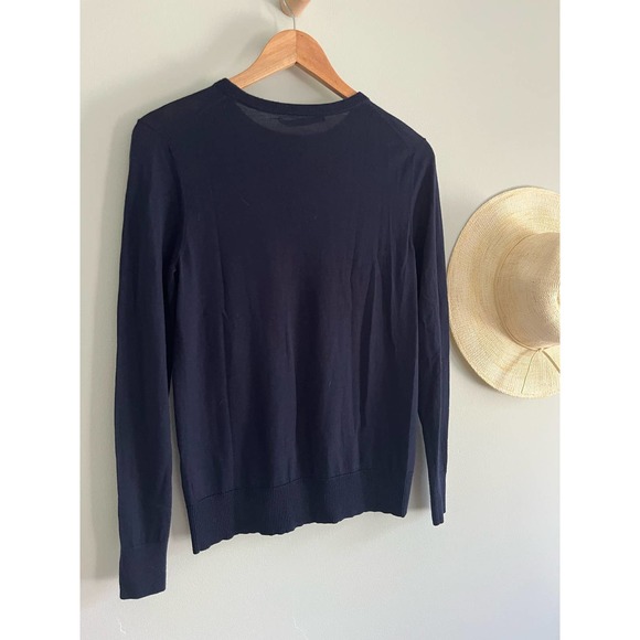 Jenni Kayne | Hudson Sweater | 100% Merino Wool | Navy | Sz XS - Picture 6 of 7
